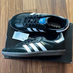 NEW Adidas Samba Black and White Shoes GW3159